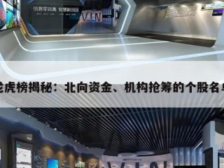 龙虎榜揭秘：北向资金、机构抢筹的个股名单