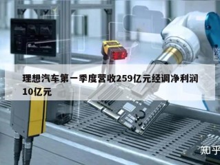 理想汽车第一季度营收259亿元经调净利润10亿元