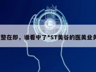 重整在即，谁看中了*ST美谷的医美业务？